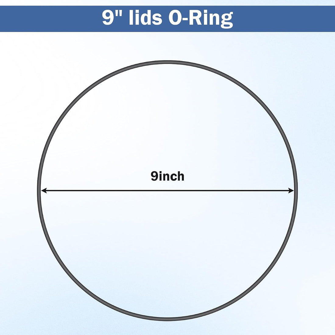 for Gamma2 Seal Replacement O-Ring (one Pair) for 9" lids