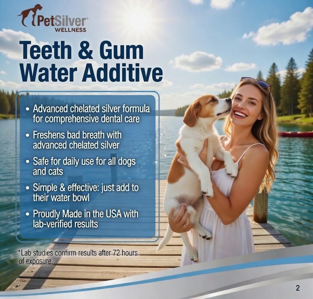 Dog Breath Freshener Spray, Natural Dog Dental Spray, Antibiotic Free