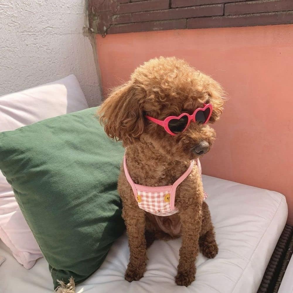 Pink Pet Heart Sunglasses