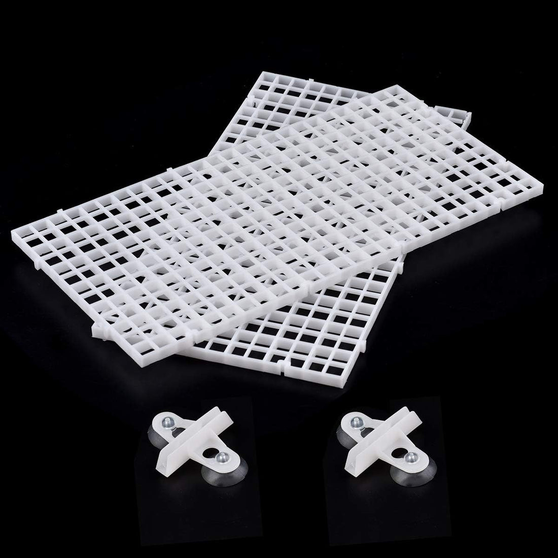 WEAVERBIRD 2 Pcs Aquarium Divider Tray Plastic Grid Divider Tray Egg