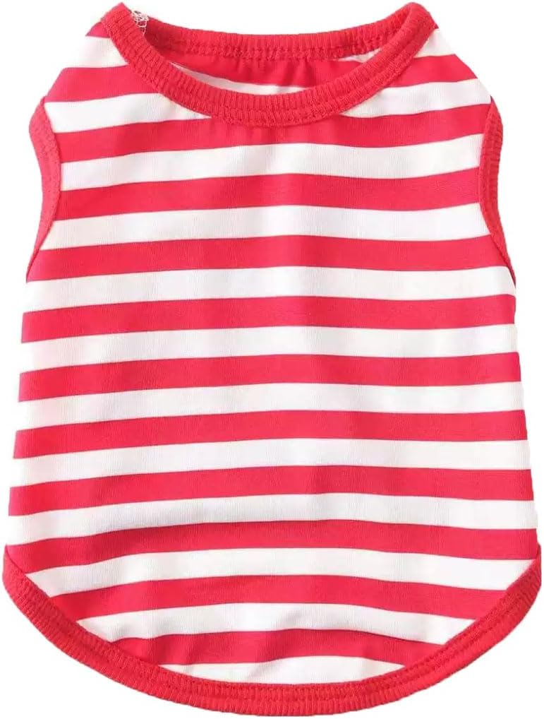Petitebella Horizontal Stripes Puppy Dog Shirt