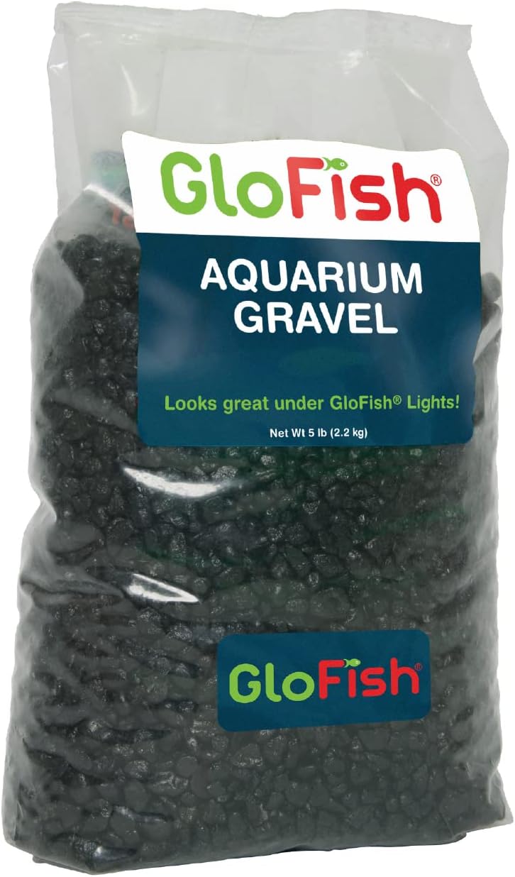 GloFish Aquarium Gravel, Pink, Green & Blue Mix, 5 lbs