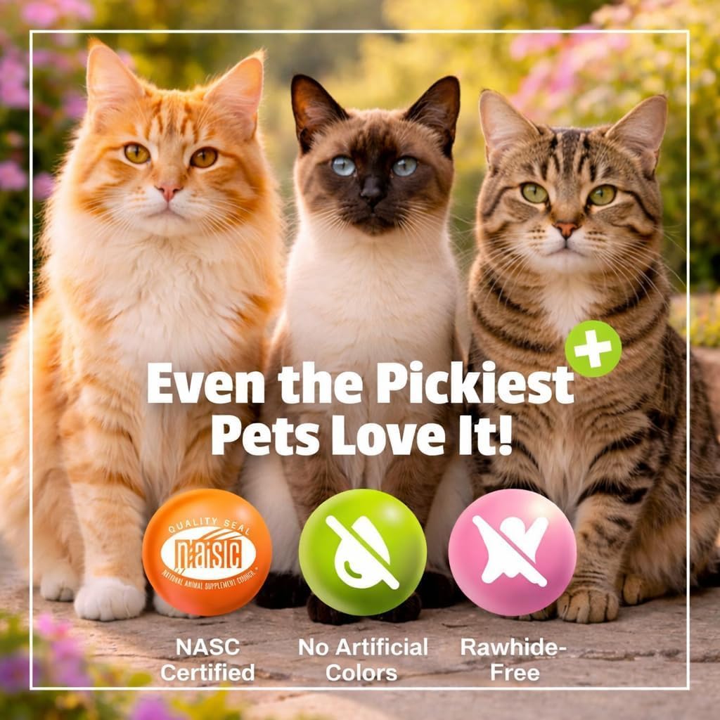 Pet Naturals Calming Chews for Cats, Chicken Flavor, 30 Count