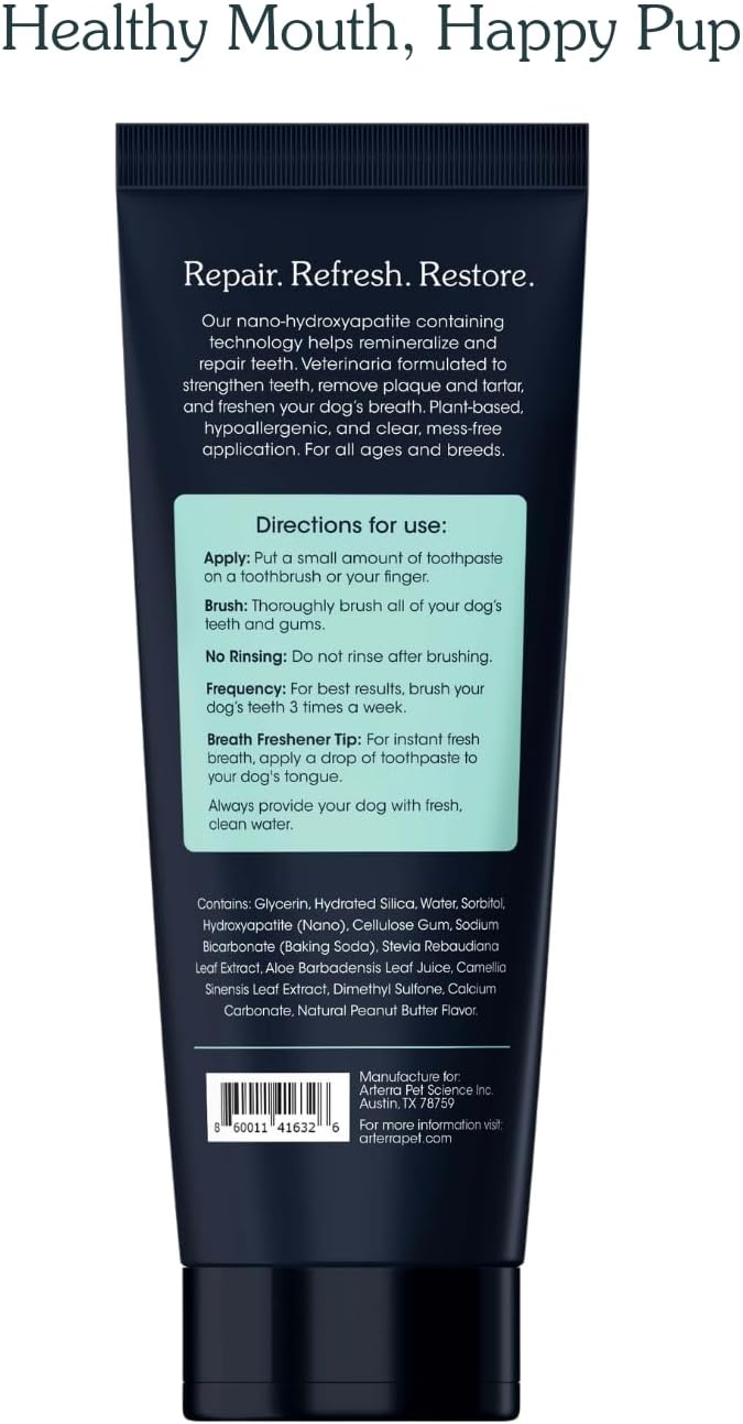 Remineralizing Dog Toothpaste – Vet-Grade, with Nano-Hydroxyapatite