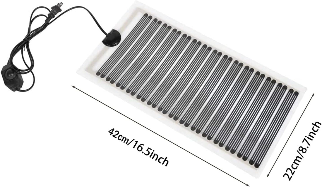 KABASI Reptile Heat Mats with Temperature Adjustment, 2nd-Gen 25W