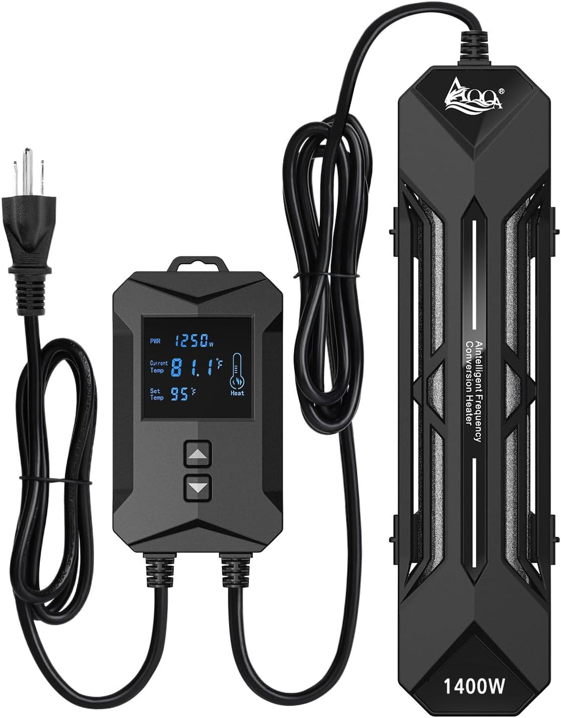AQQA Aquarium Heater 800W/1000W/1200W/1400W Fish Tank Heater