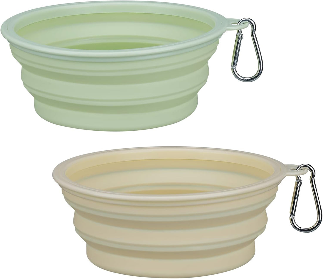 2-Pack Collapsible Dog Bowls