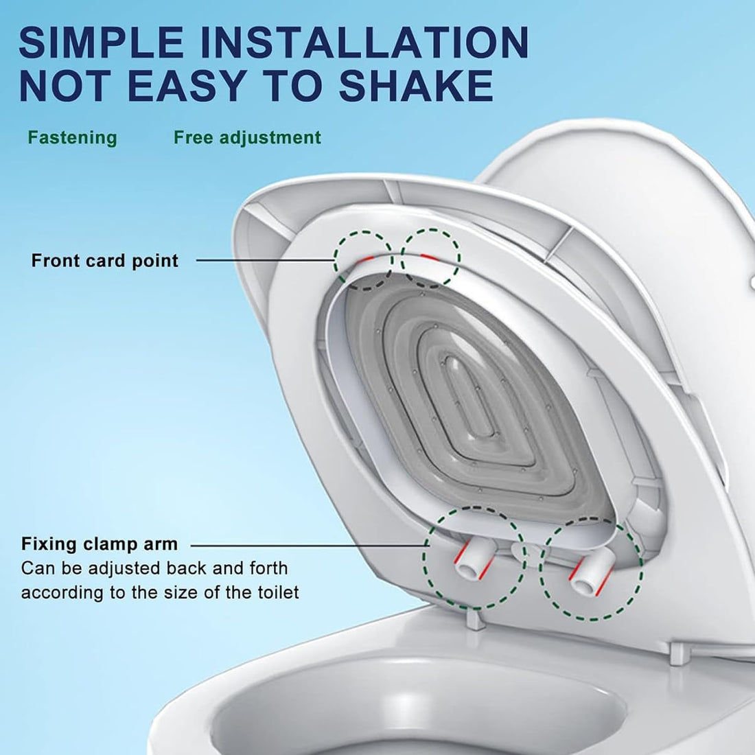 Cat Toilet Trainer Kit, Universal Cat Toilet Training Systems, Gray