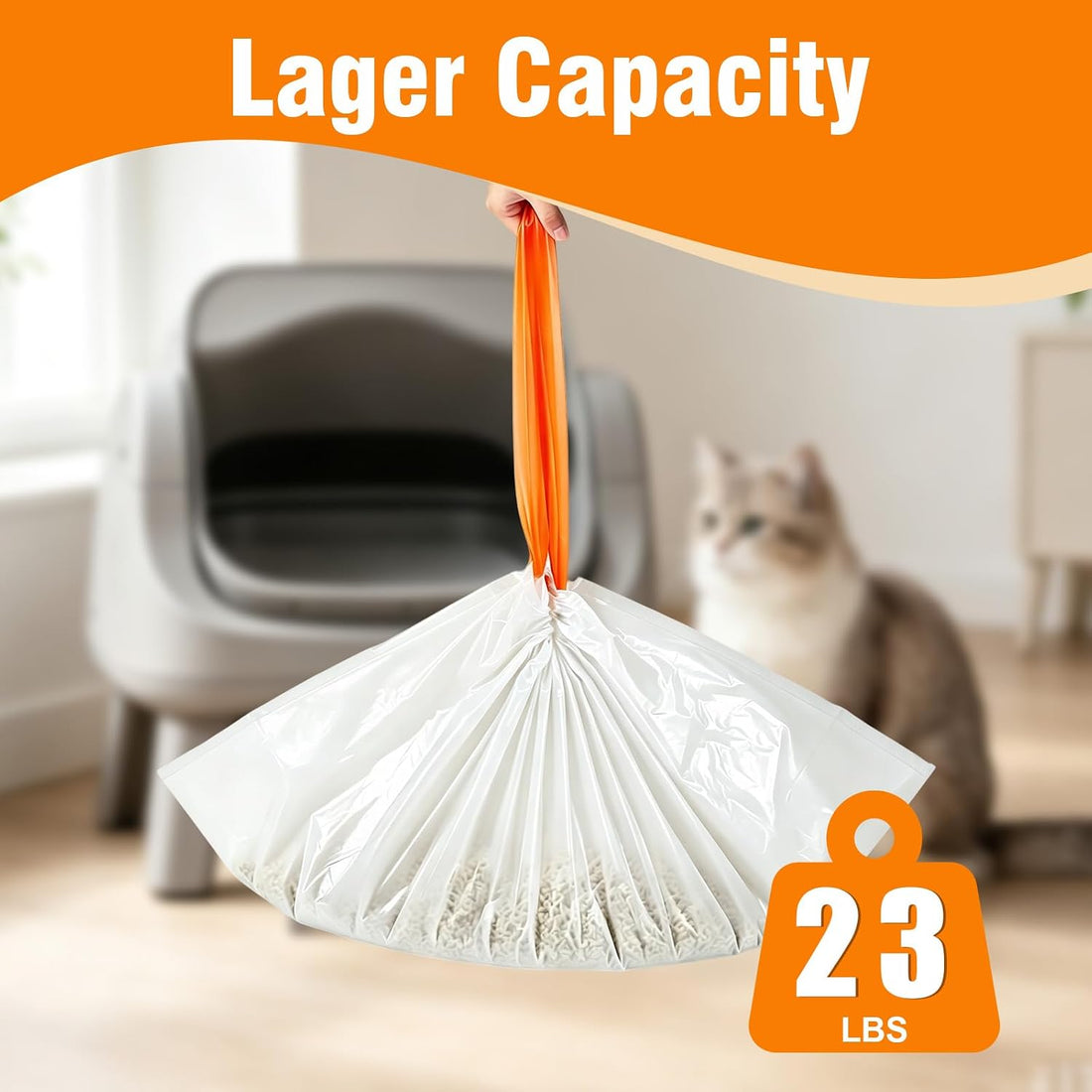 Cat Litter Liners 120 Count for Petpivo 11/12 Litter Box