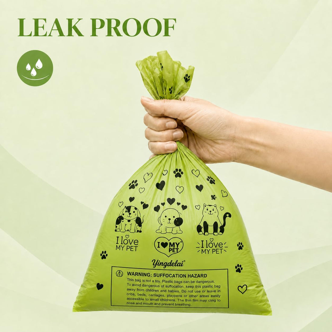 Yingdelai Dog Poop Bag Biodegradable