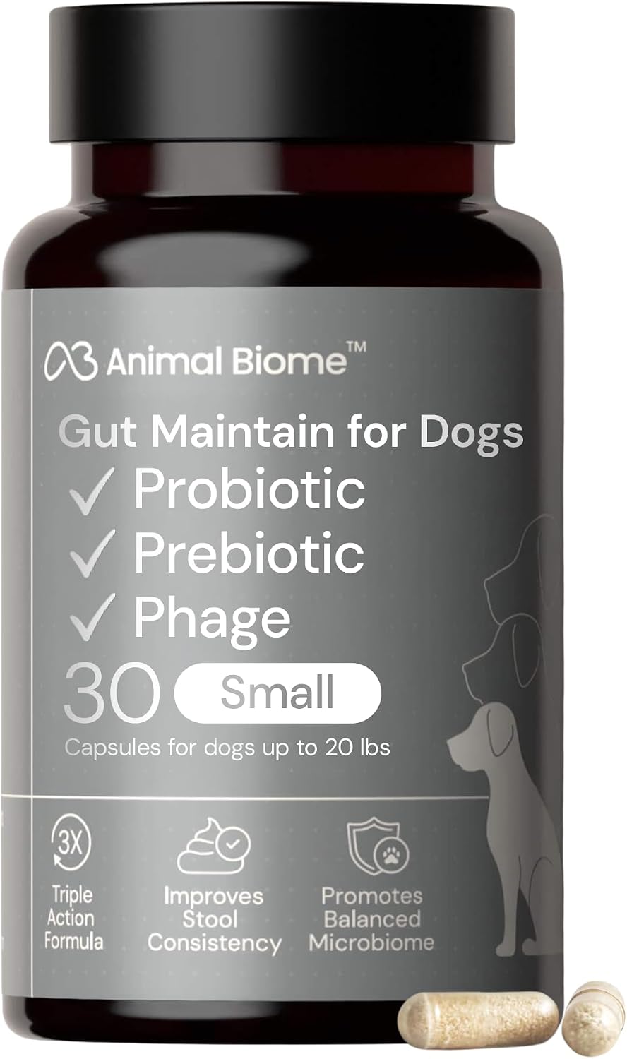 Animal Biome Cat Pre and Probiotic, S Boulardii, Gut Maintain