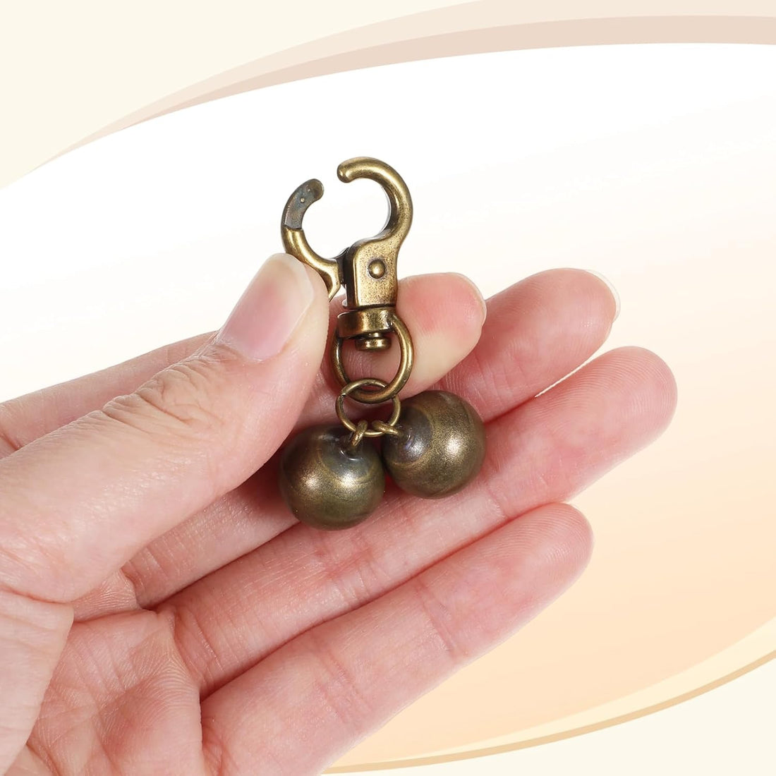 4 PCS Bell for Dog Collar, Extra Loud Dog Bells to Go Outside Iron