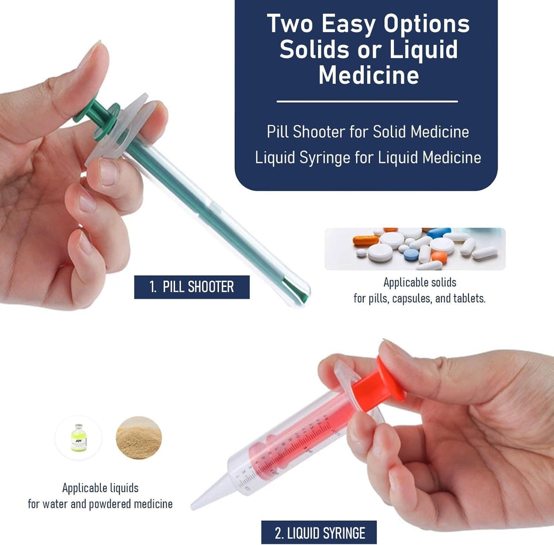 5-in-1 Pet Pill Shooter Kit for Cats Dogs