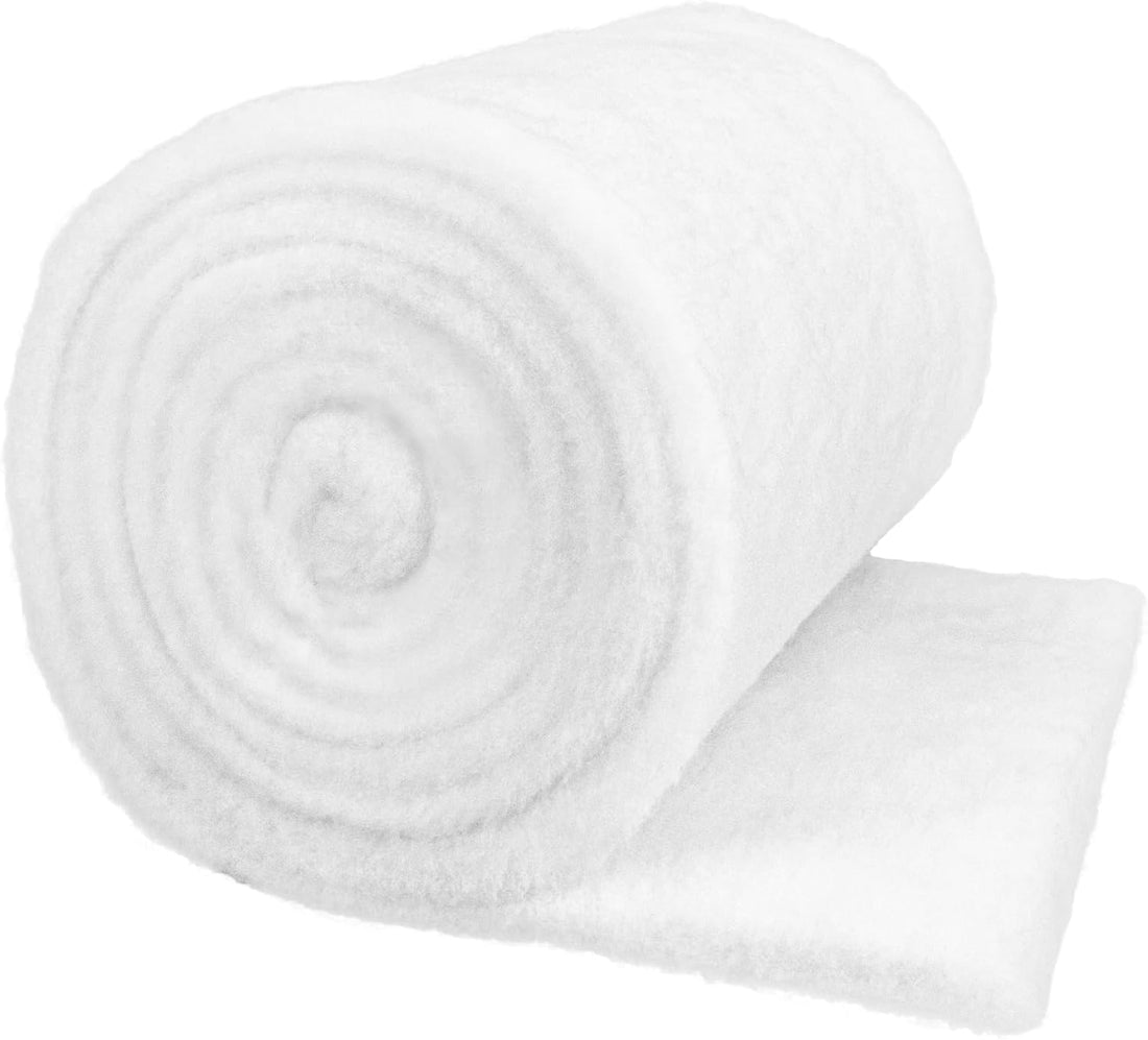 RAINFLOW Aquarium Filter Media Pad - White Filter Floss