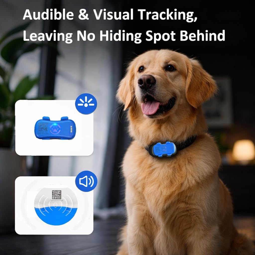 Pet GPS Tracker for Dogs with Real-Time Location Tracking