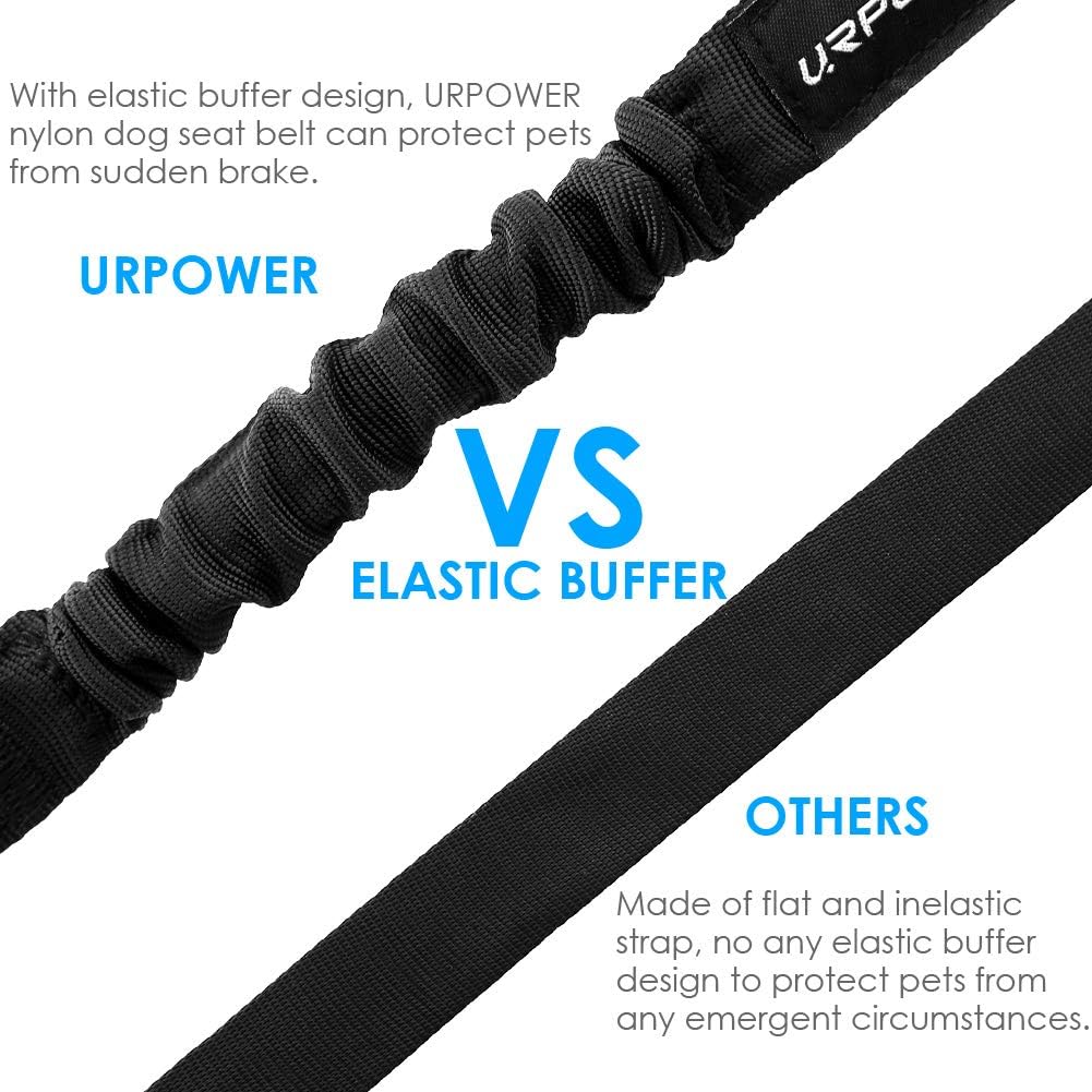 URPOWER 2 Pack Dog Seat Belt