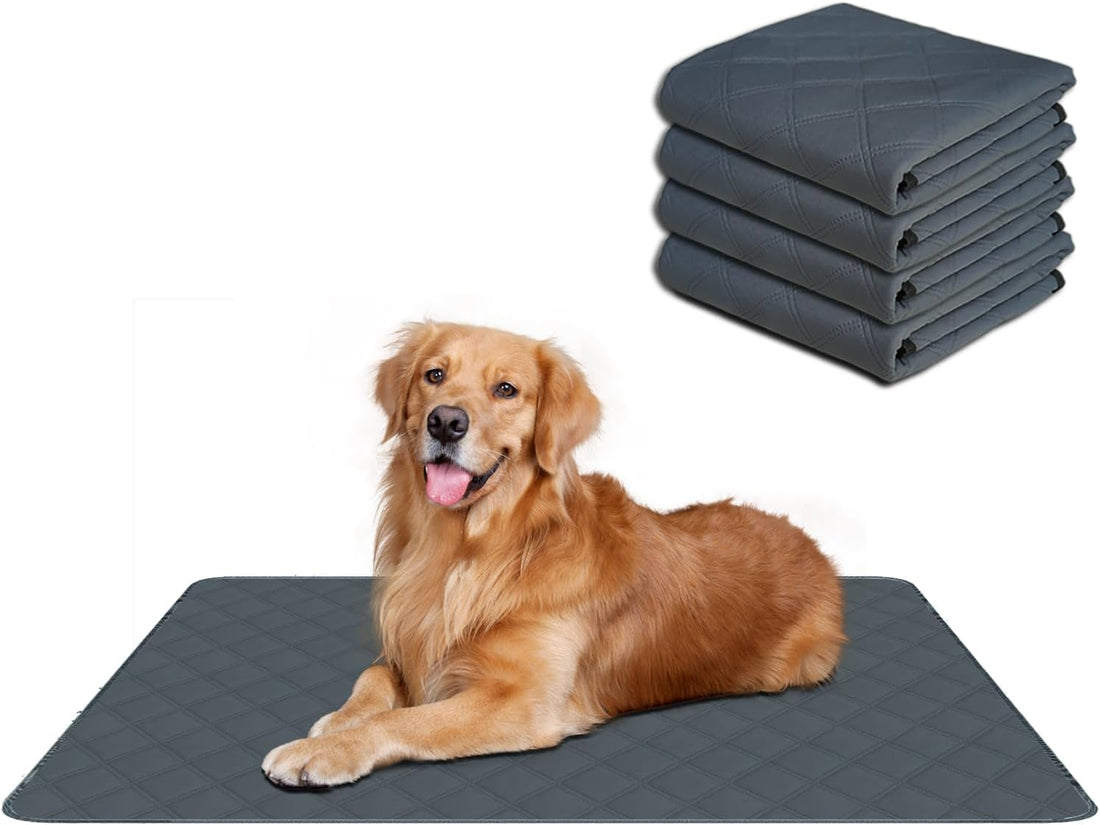 RIOUSSI Reusable Pee Pads for Dogs, Puppies. Washable, Absorbent