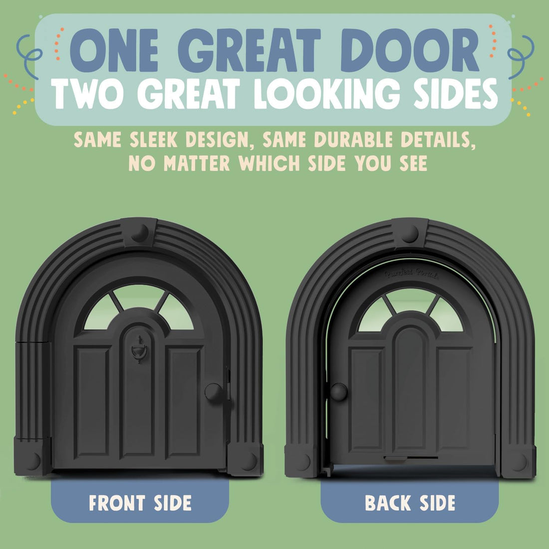 Purrfect Portal Meow Manor® Cat Door Interior Door - No-Flap