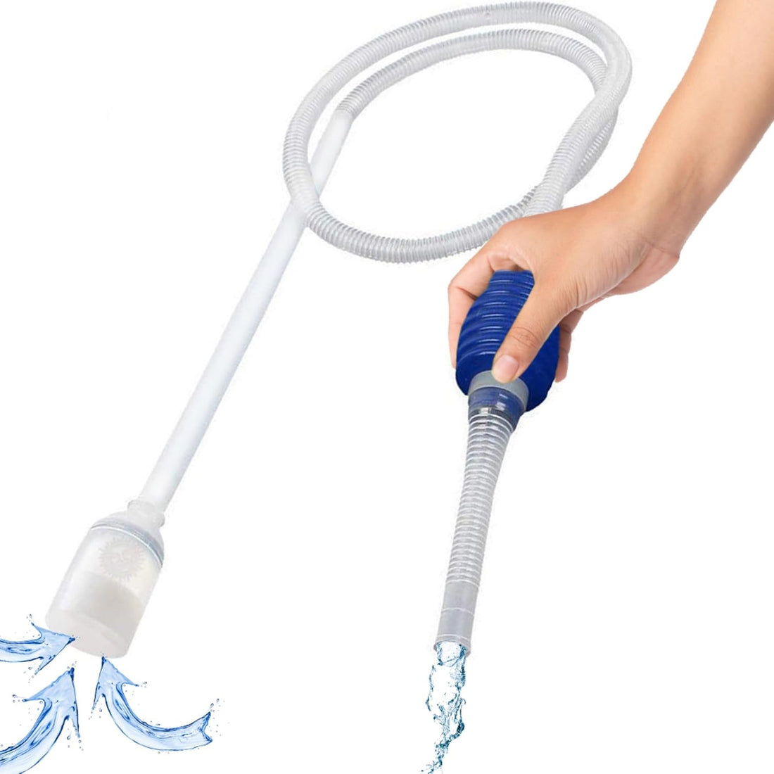 SunGrow Aquarium Fish Tank Gravel Cleaner Vacuum