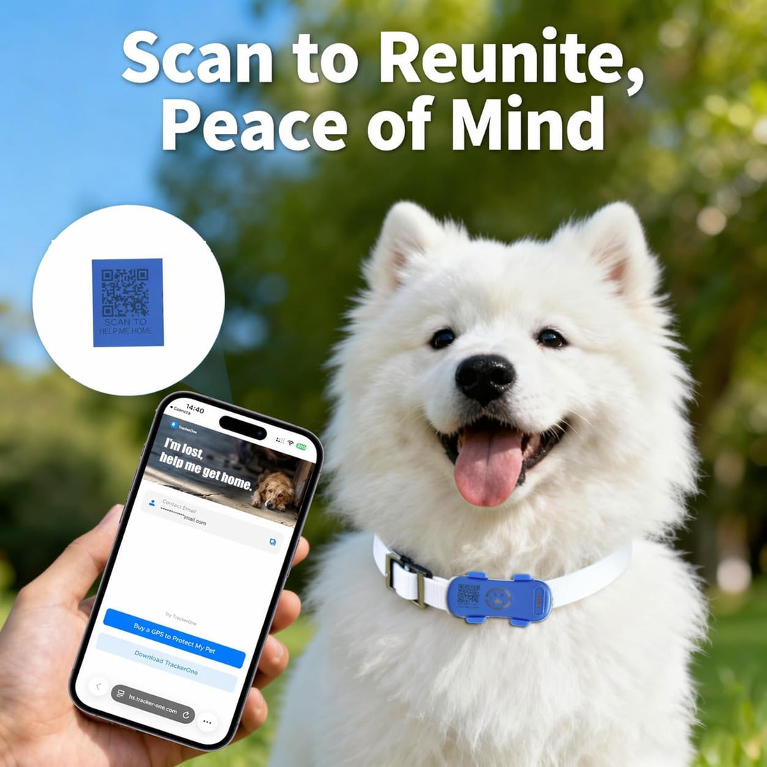 Pet GPS Tracker for Dogs with Real-Time Location Tracking