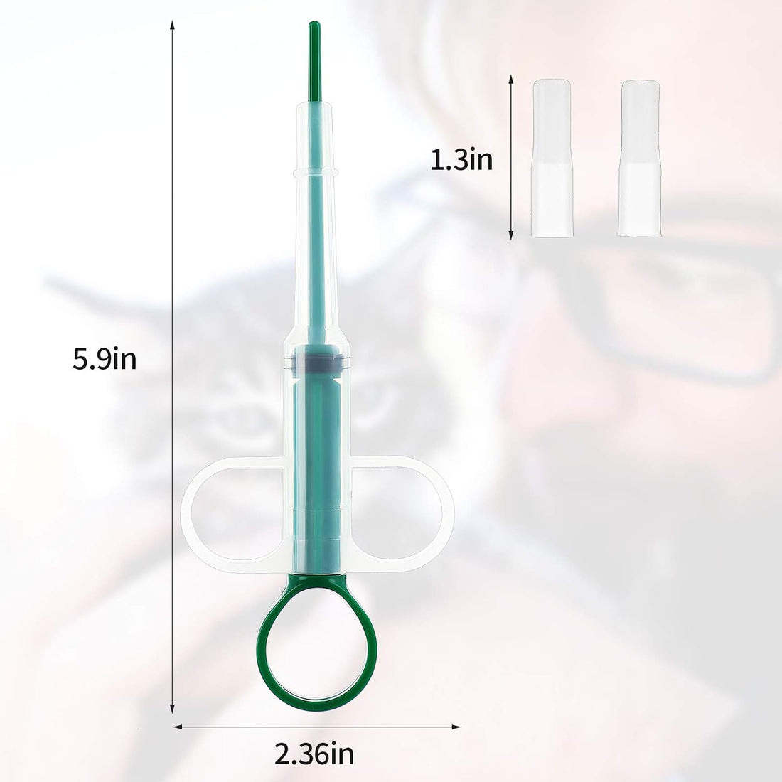 Nuanchu 4 Pcs Cats Pill Shooter Popper for Pet Dogs
