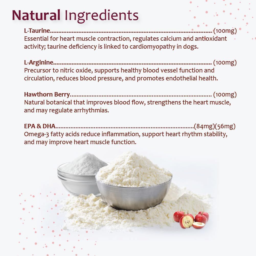 Heart Support Supplement for Dogs-Vet-Formulated
