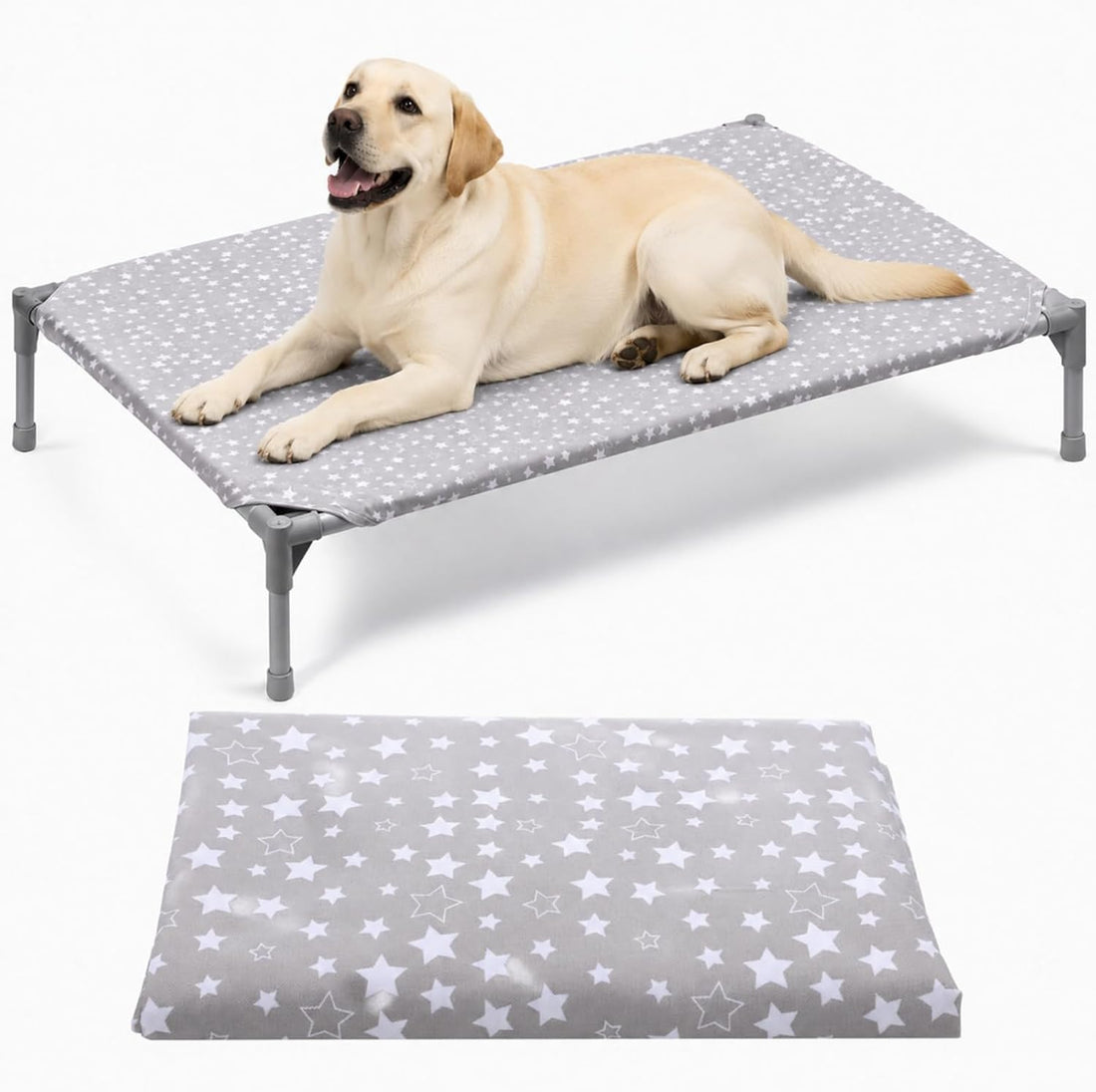 Dog Bed Cot Pad for Elevated Dogs Cot & Crate 40x28 Inch, Only Cover