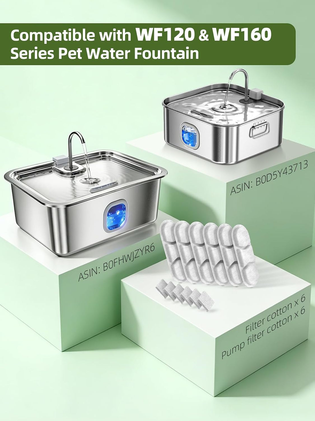 Dog Water Fountain Stainless Steel