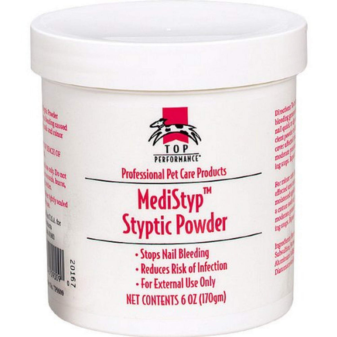 Top Performance MediStyp Pet Styptic Powder with Benzocaine —