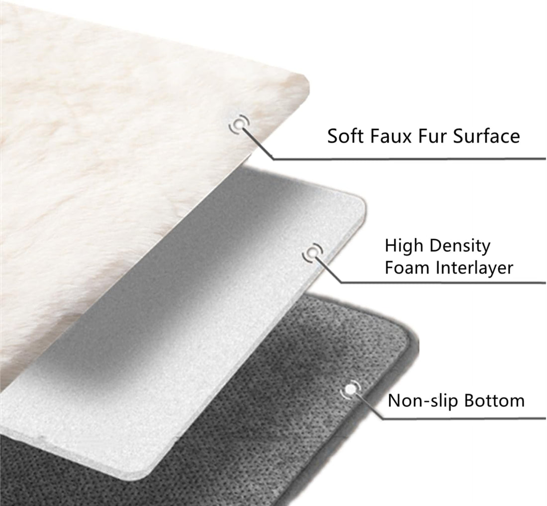 SHENGOCASE Faux Fur Pet Cushion Pad