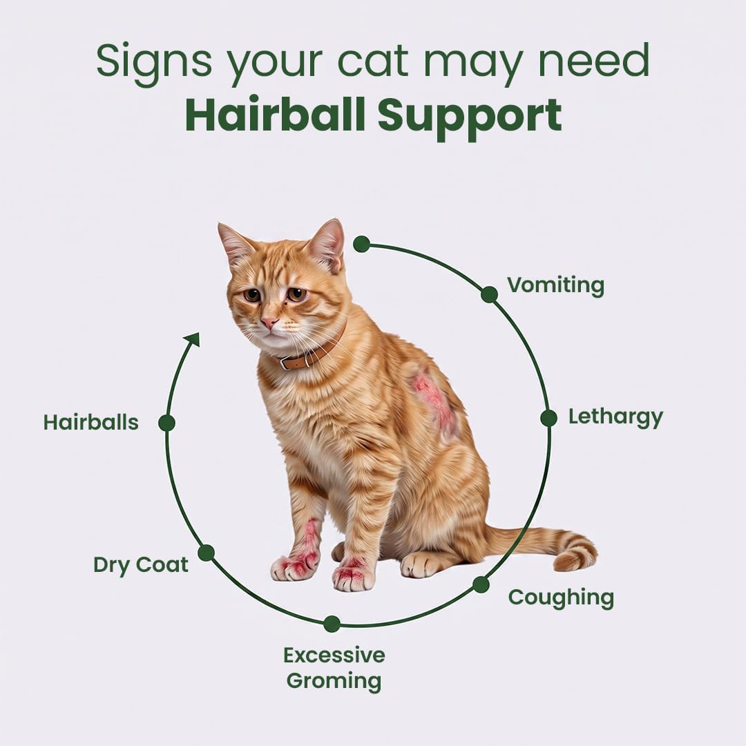 Hairball Formula for Cats – Soft Chews with Omega-3 & Biotin