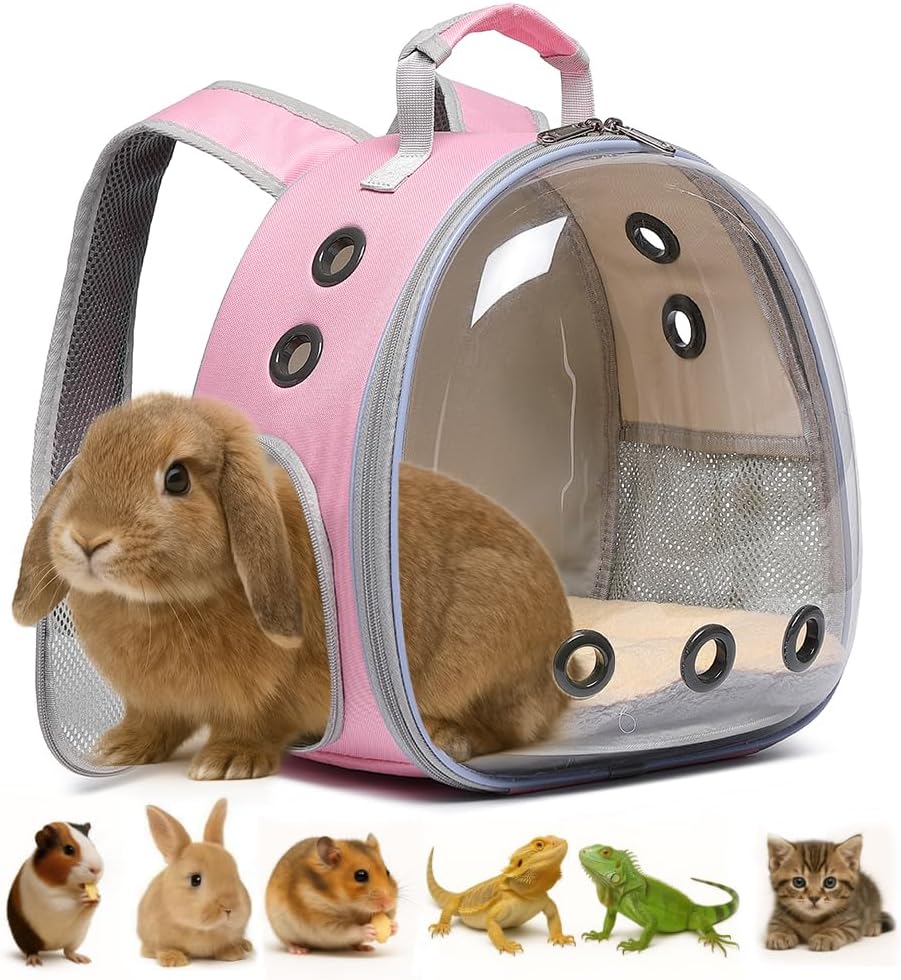Bunny Carrier, Guinea Pig Carrier,Small Animal Carrier Backpack