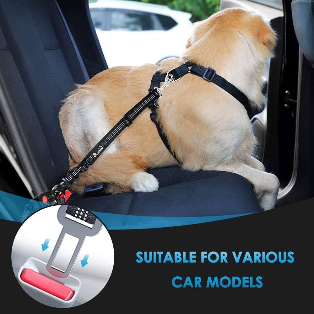 SlowTon Dog Seat Belt for Car