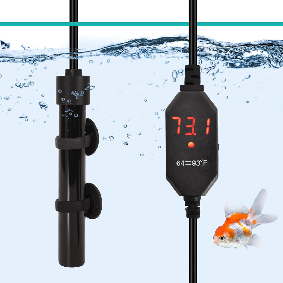 USB 10W Mini Aquarium Heater Alumina Ceramic for 1 Gallon Betta Tanks