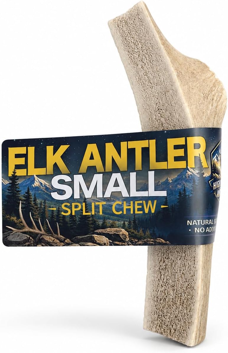 Elk Antlers for Dogs - Medium Split, Naturally Irresistible Dog Chew