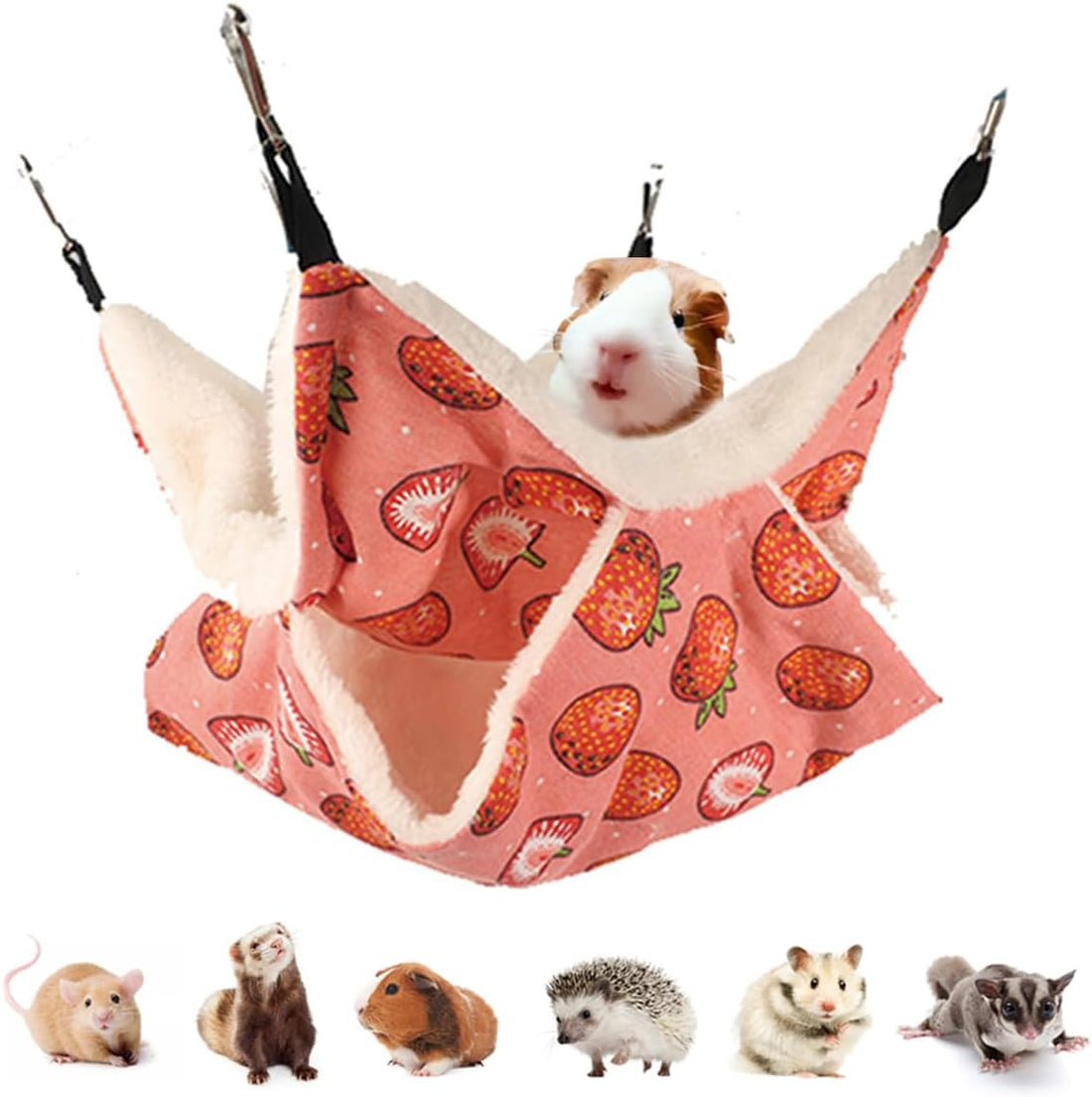 LEFTSTARER Rat Ferret Hammock Toy and Cage Accessories for Guinea Pig