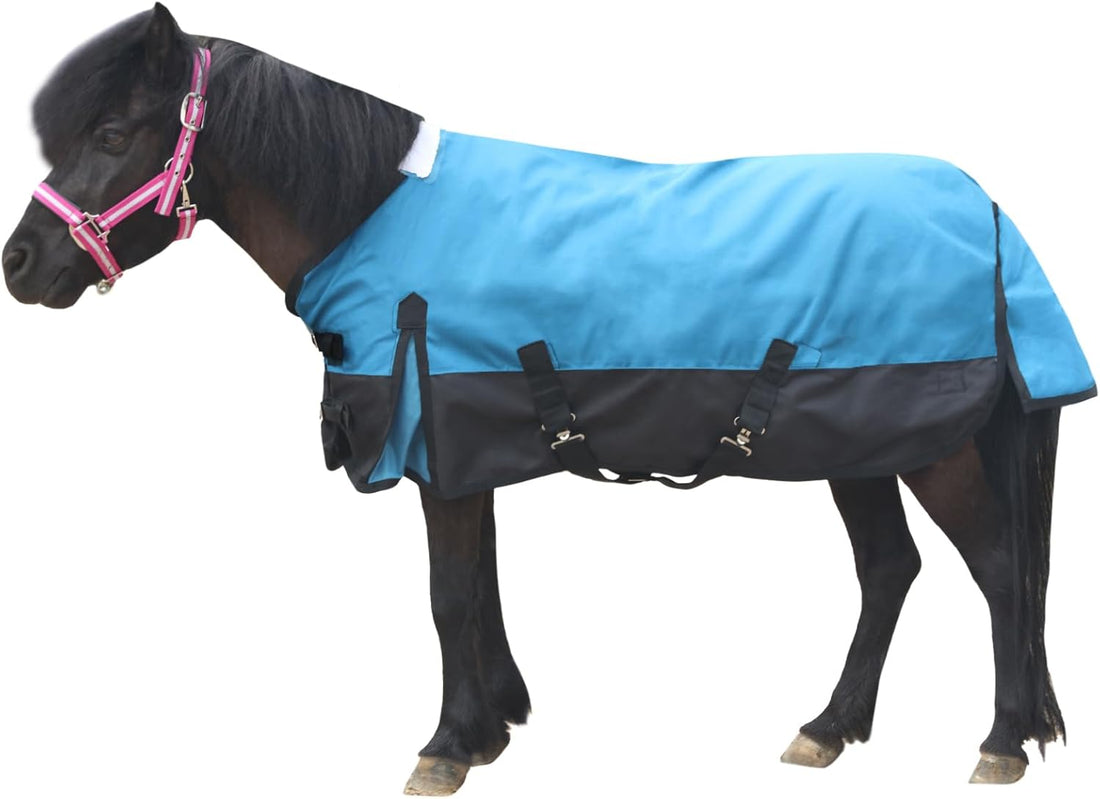1200D Mini Horse/Pony Blanket 0g No-Fill Waterproof Turnout Sheet