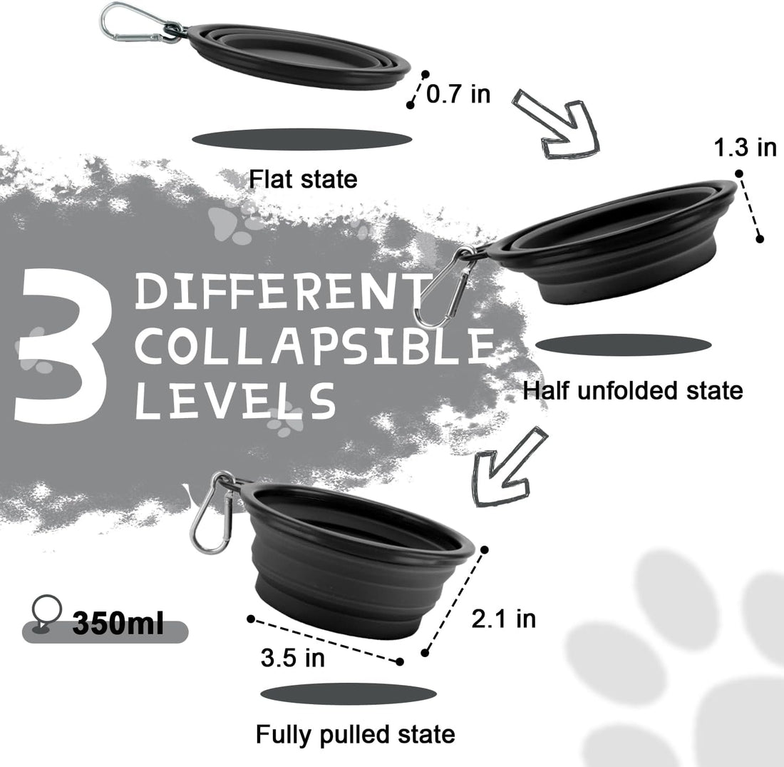 Rest-Eazzzy Collapsible Dog Bowls