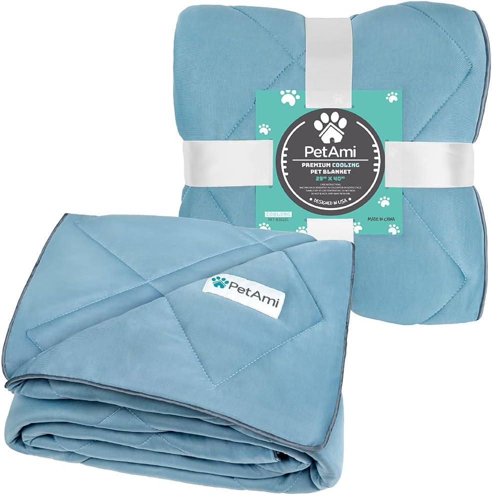 PetAmi Lightweight Cooling Blanket for Dogs & Cats