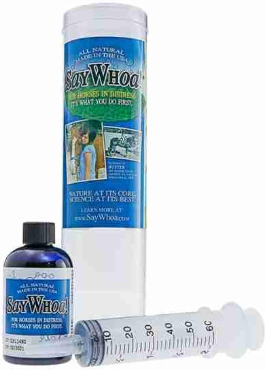 Say Whoa for Horses in Distress: Promotes Normal Digestive Flow, Blue