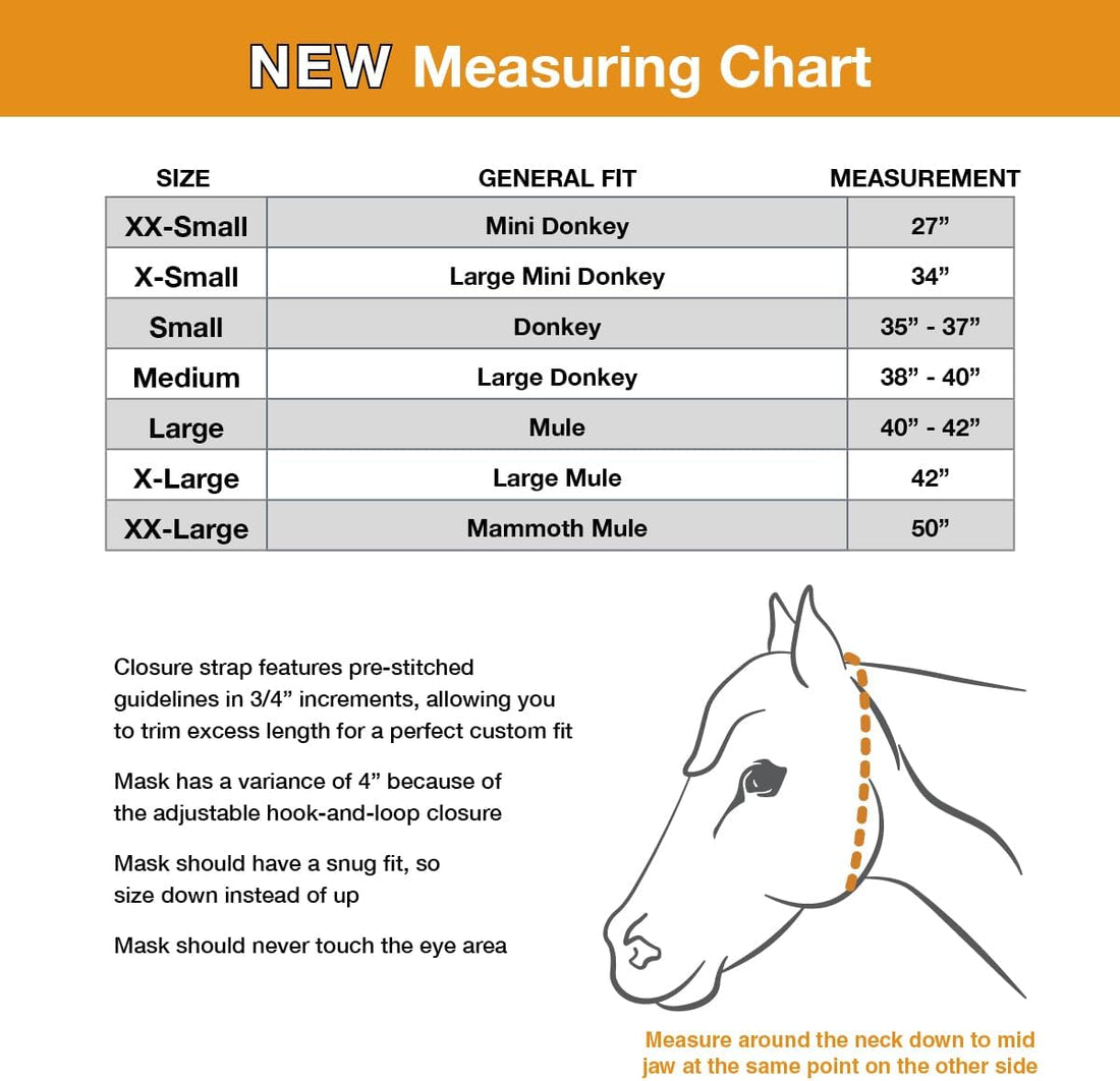Cashel Crusader Mule Fly Mask, Standard with Ears