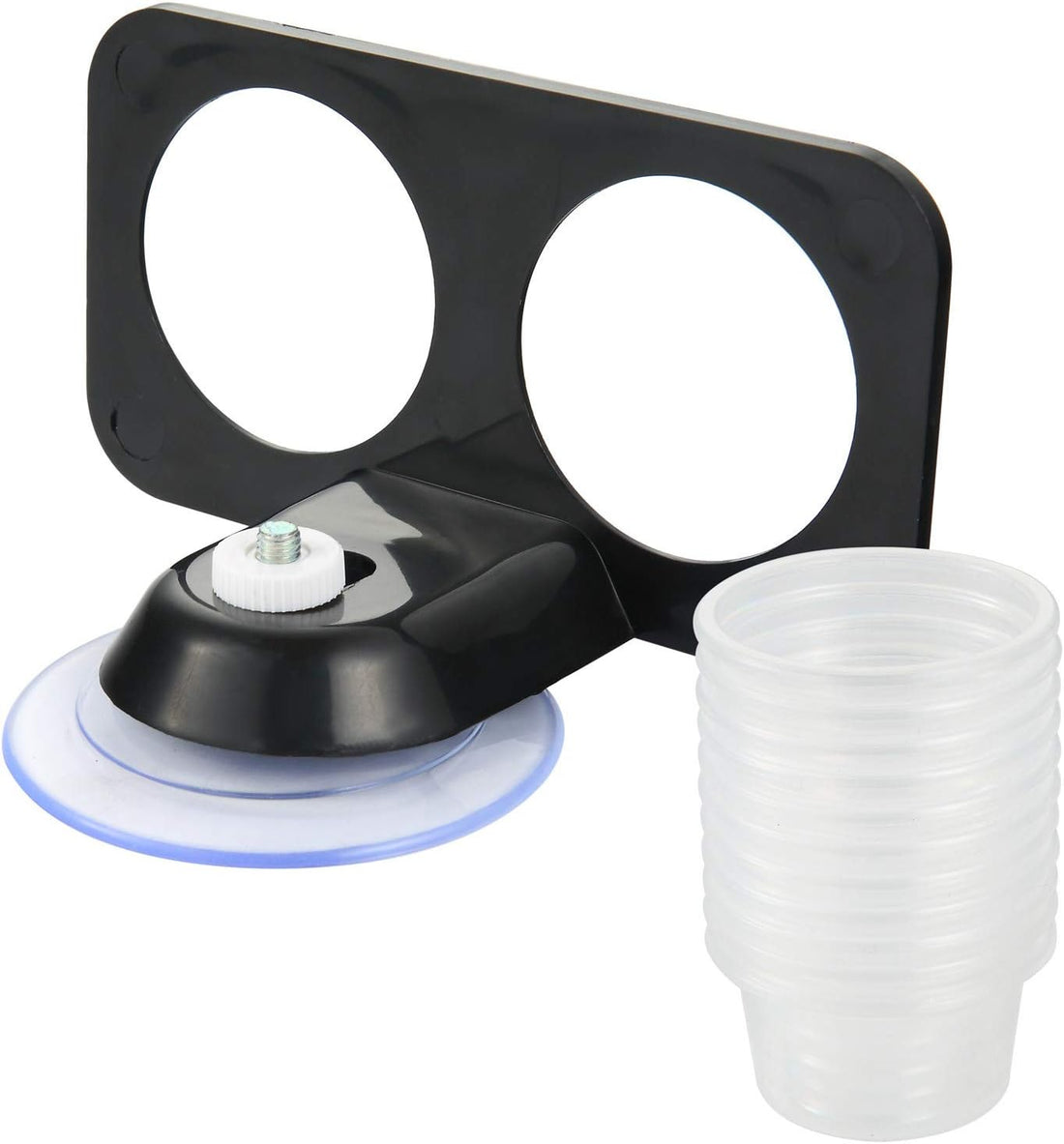 SLSON Gecko Feeder Ledge Acrylic Improved Suction Cup Reptile Feeder