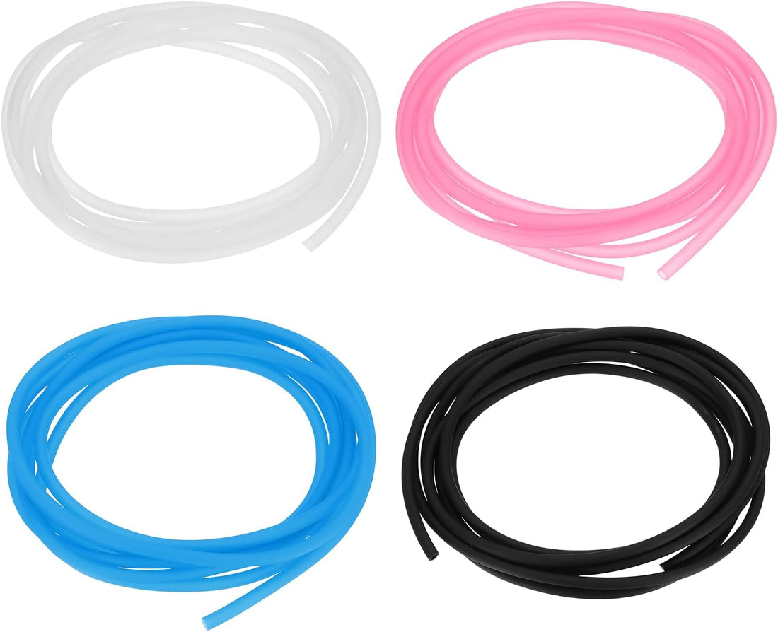 Pump Tubing 4mm IDx6mm OD 9.8ft Aquarium Hose(White 2Pack)