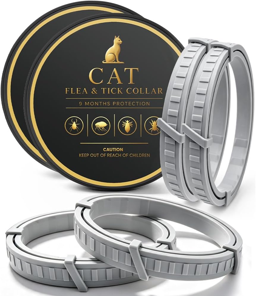 Flea Collar for Cats, Cat Flea Tick Collar, Tick Collar for Cats