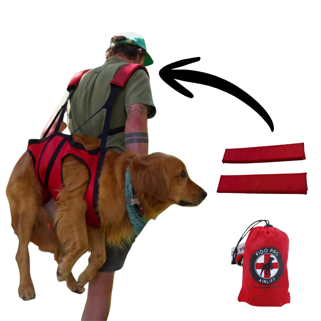 Fido Pro Airlift Original V2 Dog Carrier Sling