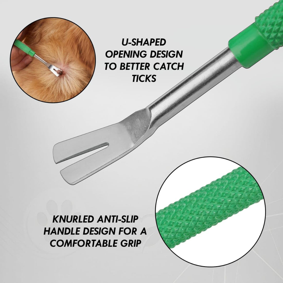 Tick Remover Tool for Dogs, Cats & Humans | Deer Tick Remover Kit