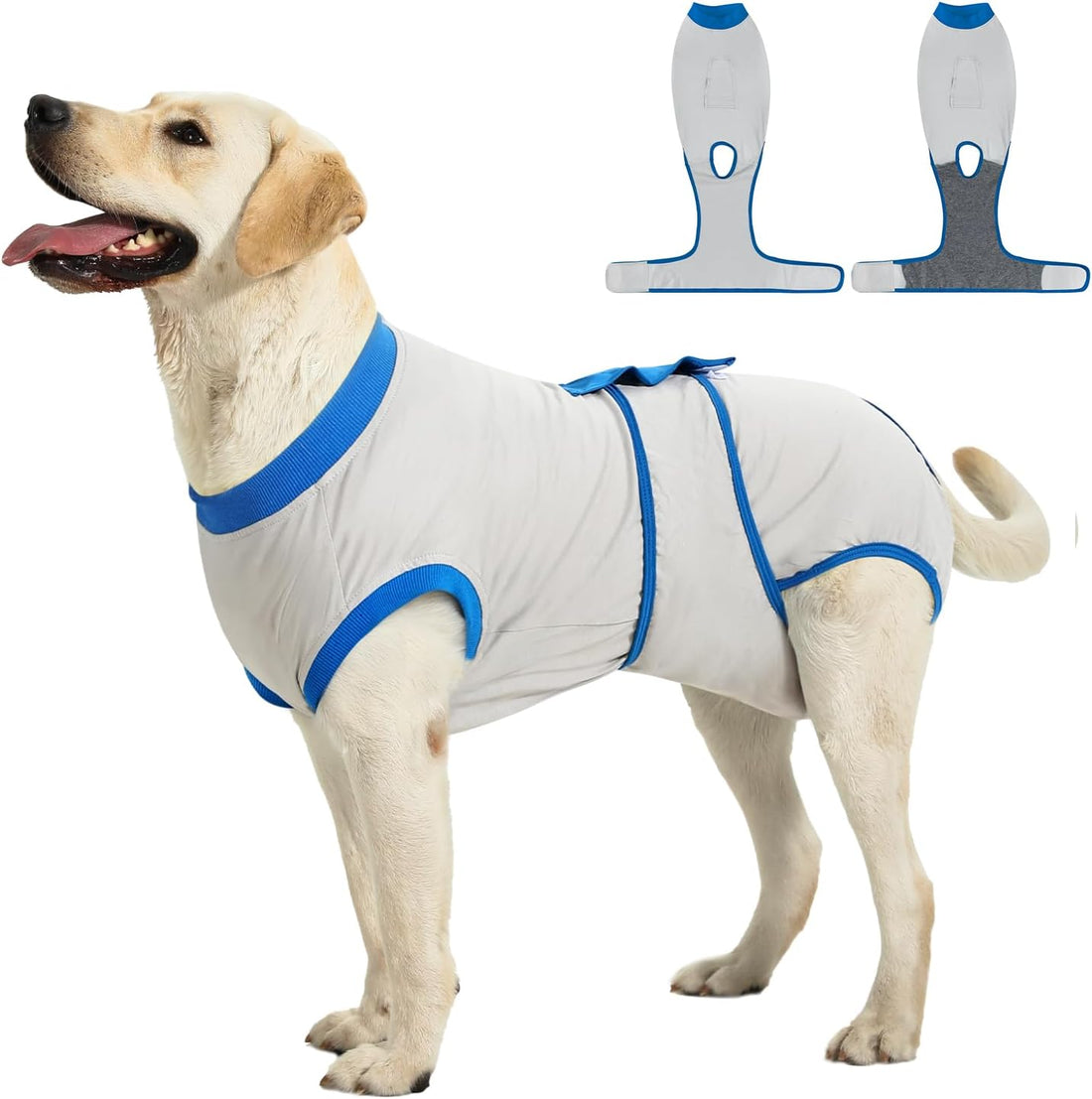 Recovery Suit for Dogs Cats After Surgery, Cone Alternative, Pink, L