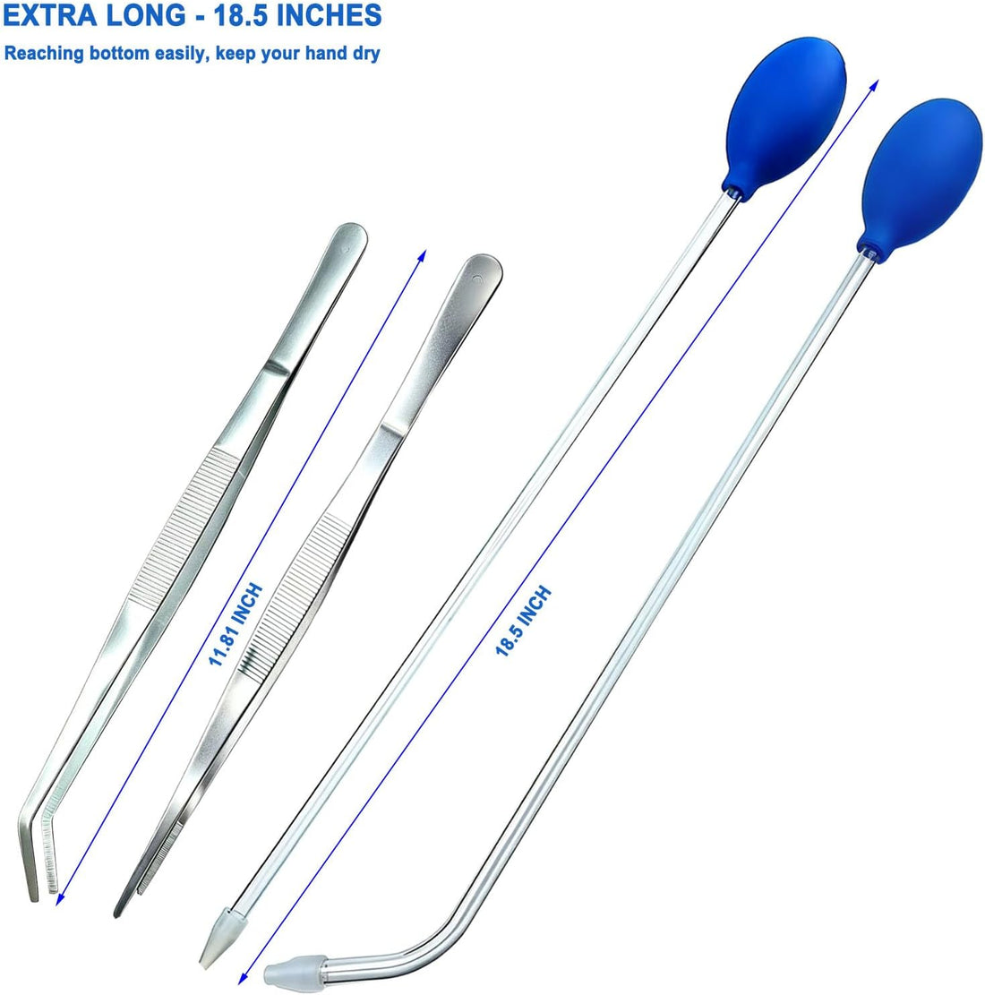 Axolotl Tank Accessories, Long Pipette Coral Food Feeder