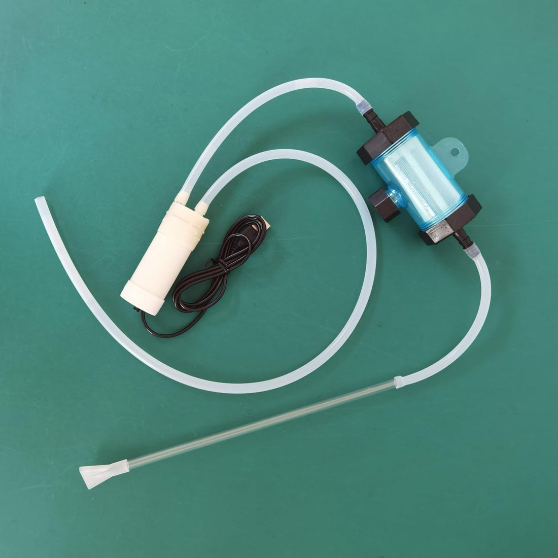 Electric Aquarium Gravel Cleaners USB Pump Quick Low Water Level