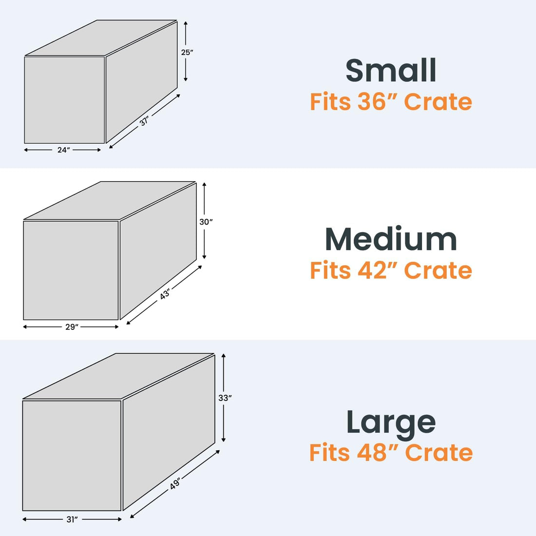 4Knines Quilted Dog Crate Cover – Heavy-Duty